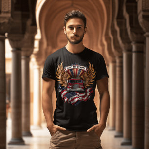 Feuerwagenhero mit Flügeln T-Shirt