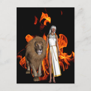 Feuerwanderung Postkarte