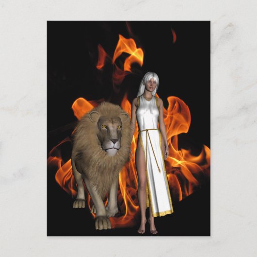 Feuerwanderung Postkarte (Vorderseite)