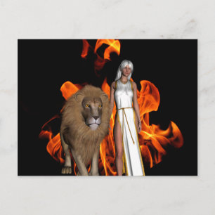 Feuerwanderung Postkarte