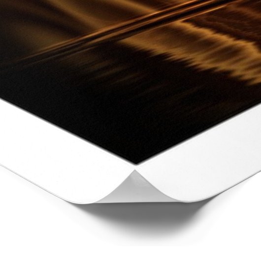 Feuerwasser Poster (Ecke)