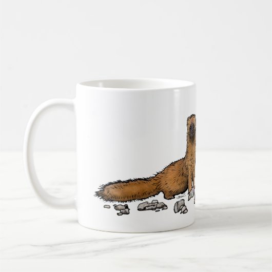 Feuerweasel-SchneeWeasel Kaffeetasse (Links)