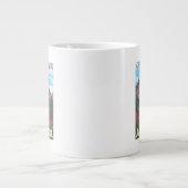 Feuerweed & Mountains - Anchorage, Alaska Jumbo-Tasse (Vorderseite)