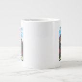 Feuerweed & Mountains - Valdez, Alaska Jumbo-Tasse (Vorderseite)