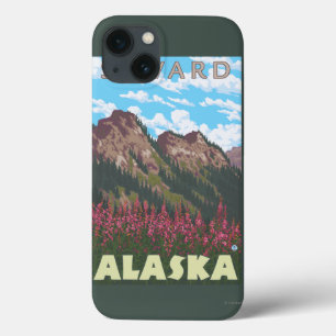 Feuerweh & Berge - Seward, Alaska iPhone 13 Hülle