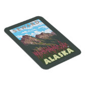 Feuerweh & Berge - Seward, Alaska Magnet (Rechte Seite)