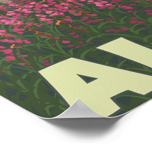 Feuerweh & Berge - Seward, Alaska Poster (Ecke)