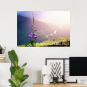 Feuerweh im Glacier-Nationalpark Poster (Heimbüro)