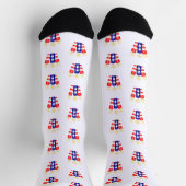 Feuerwehr 4. Juli Feier Socken (Oben)