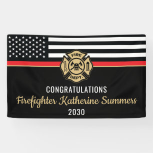 Feuerwehr-Abschlussfeier Feuerwehr Banner