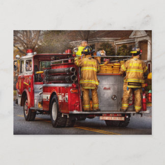 Feuerwehr - Abteilung Metuchen Postkarte