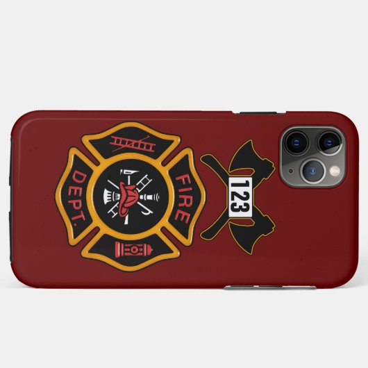 Feuerwehr-Abzeichen Case-Mate iPhone Hülle (Rückseite (Horizontal))