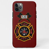 Feuerwehr-Abzeichen Case-Mate iPhone Hülle (Rückseite)