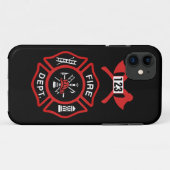 Feuerwehr-Abzeichen Case-Mate iPhone Hülle (Rückseite (Horizontal))