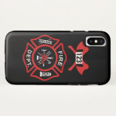 Feuerwehr-Abzeichen Case-Mate iPhone Hülle (Rückseite (Horizontal))