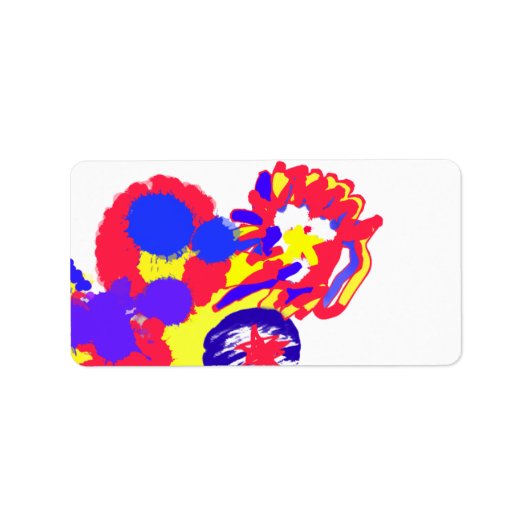 Feuerwehr am 4. Juli Adressaufkleber (Vorne)