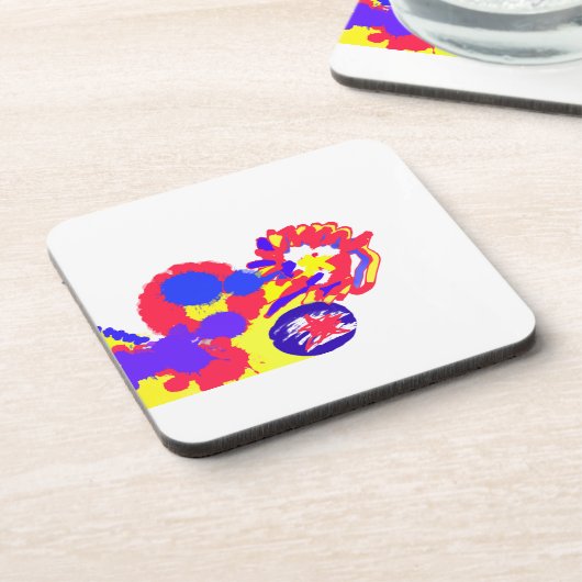 Feuerwehr am 4. Juli Getränkeuntersetzer (Linke Seite)