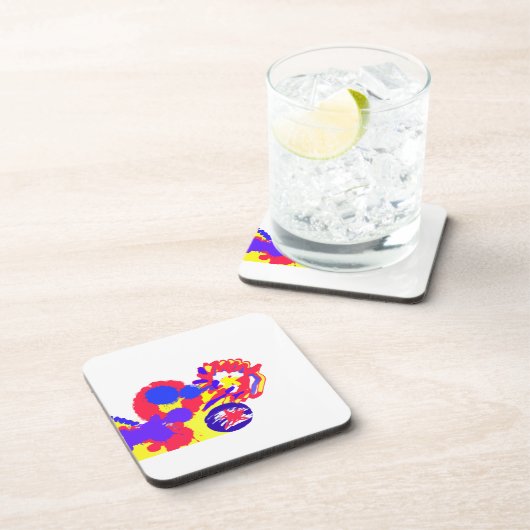 Feuerwehr am 4. Juli Getränkeuntersetzer (Rechte Seite)