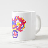 Feuerwehr am 4. Juli Jumbo-Tasse (Vorderseite Rechts)