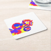 Feuerwehr am 4. Juli Rechteckiger Pappuntersetzer (angewinkelt)