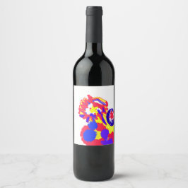 Feuerwehr am 4. Juli Weinetikett