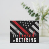 Feuerwehr Ankündigungspostkarte (Stehend Vorderseite)