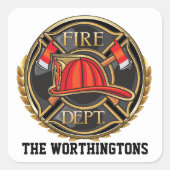 FEUERWEHR Aufkleber (Vorderseite)