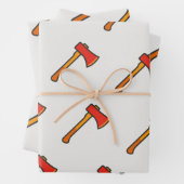 Feuerwehr-Axt-Party-Geschenkverpackung Geschenkpapier Set (Beispiel)