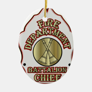 Feuerwehr-Bataillon-Hauptschild-Entwurf Keramikornament