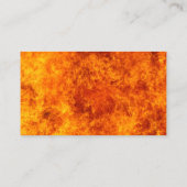 Feuerwehr Beruflicher Feuerwehrmann Visitenkarte (Rückseite)