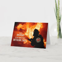 Feuerwehr-Cheffeuerwehrmann Geburtstag