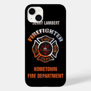 Feuerwehr-Chrom-Namen-Schablone Case-Mate iPhone Hülle