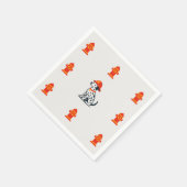 Feuerwehr-Dalmatiner-Partyserviette Serviette (Ecke)