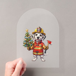 Feuerwehr-Dalmatiner-Weihnachtsbaum-Schmuck Acryleinladungen