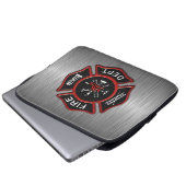 Feuerwehr delux laptopschutzhülle (Vorne Knopf)