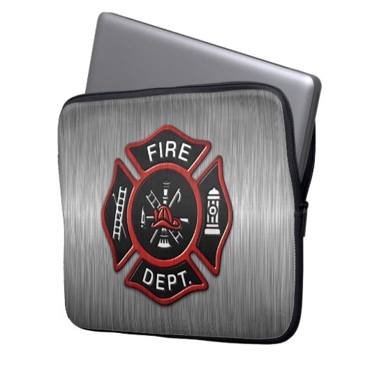 Feuerwehr delux laptopschutzhülle (Vorderseite Links)