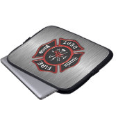 Feuerwehr Deluxe Laptopschutzhülle (Vorne Knopf)