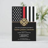 Feuerwehr Einladung (Stehend Vorderseite)