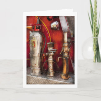 Feuerwehr Feiertagskarte