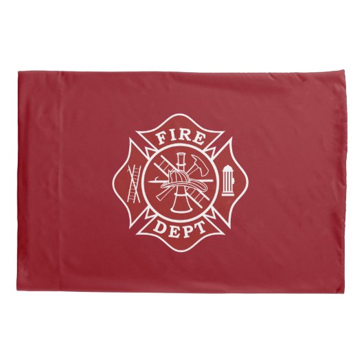 Feuerwehr/Feuerwehrkämpferpillowcase, Qty1-std-Grö Kissenbezug (Rückseite)