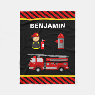 Feuerwehr-Feuerwehrmann Fleecedecke