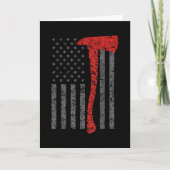 Feuerwehr, Feuerwehrmann, Helm, Feuer Karte (Vorderseite)