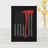 Feuerwehr, Feuerwehrmann, Helm, Feuer Karte (Gelbe Blume)