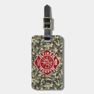 Feuerwehr / Feuerwehrmann Malteserkreuz-Gepäckanhä Gepäckanhänger