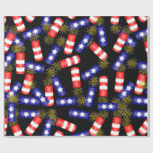 Feuerwehr für den 4. Juli Geschenkpapier (Flach)