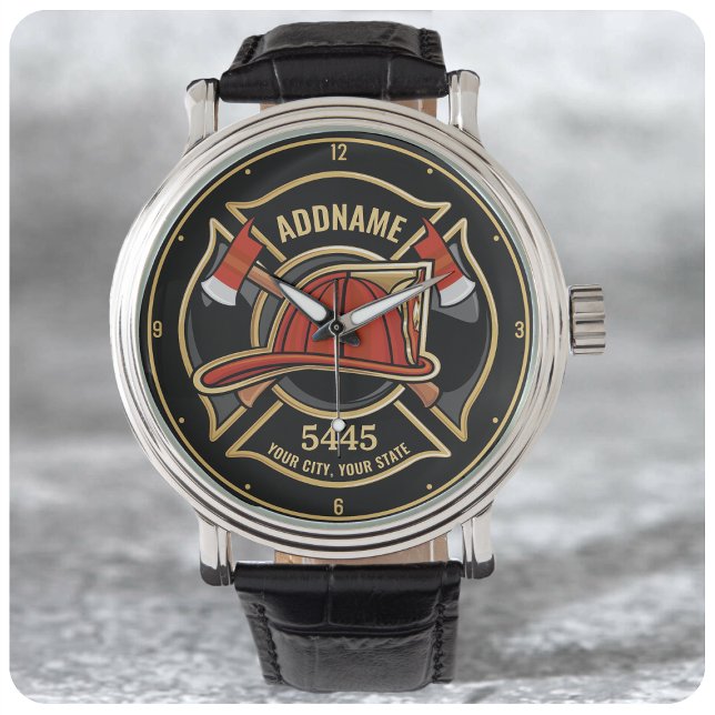 Feuerwehr für personalisierte Feuerwehren Armbanduhr (Von Creator hochgeladen)
