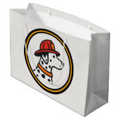Feuerwehr-Geschenktüte Große Geschenktüte (Rückseite Schrägansicht)