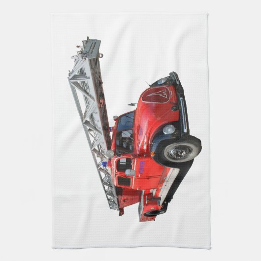 Feuerwehr Geschirrtuch (Vertikal)