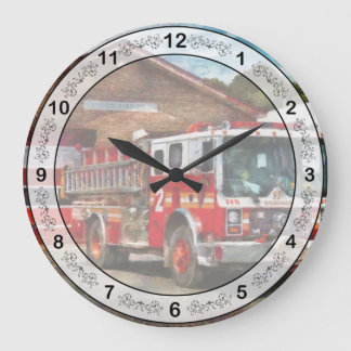 Feuerwehr - Gewerkschaft Feuerwehr 1 Große Wanduhr