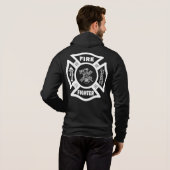 Feuerwehr Hoodie (Schwarz voll)